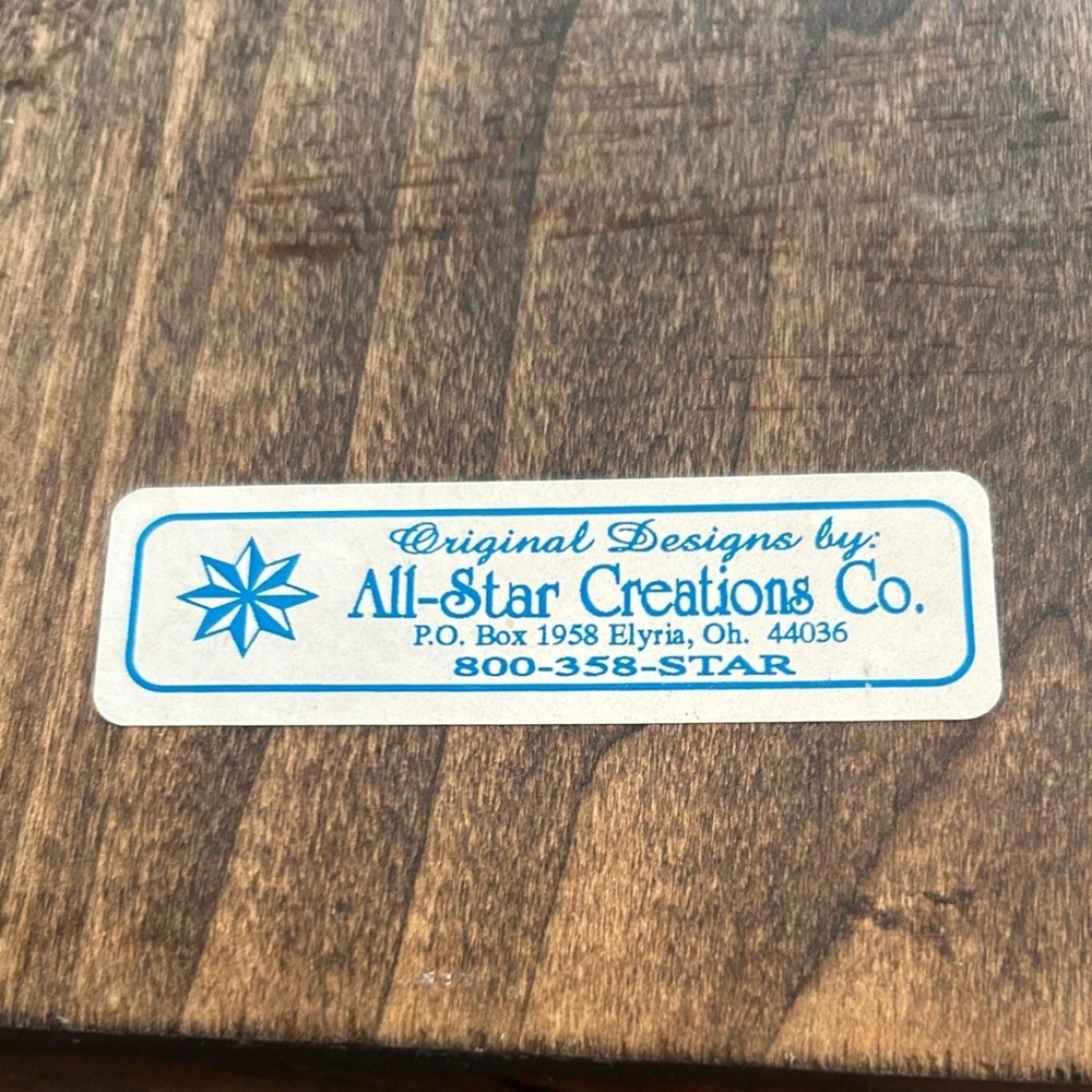 All-Star Creations Co Country 10 Commandments Wood Wall Hanging Folk Art Cottage - Picture 6 of 7